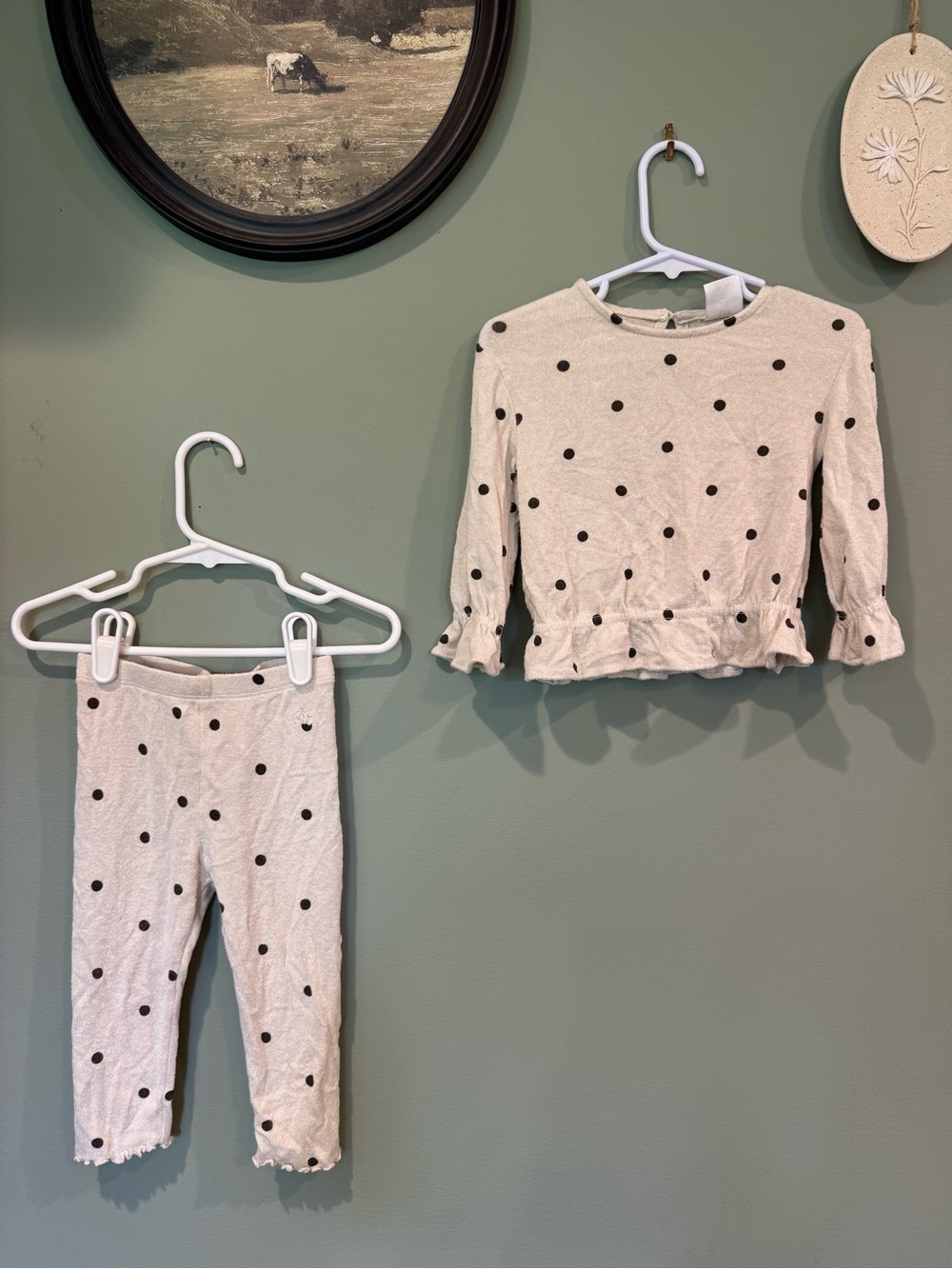 BABY GAP polka dot outfit